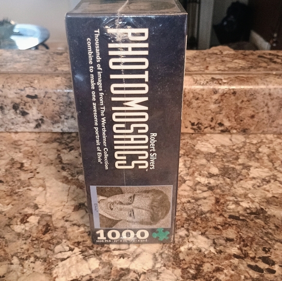 Photomosaics 1000 Piece Elvis Puzzle By Robert Silvers. New Inbox - Picture 4 of 5